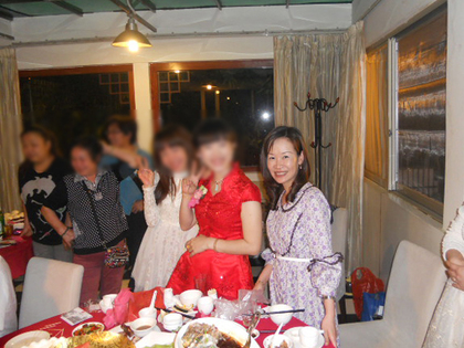 2013年6月紅いドレス的新婦さん55.JPG